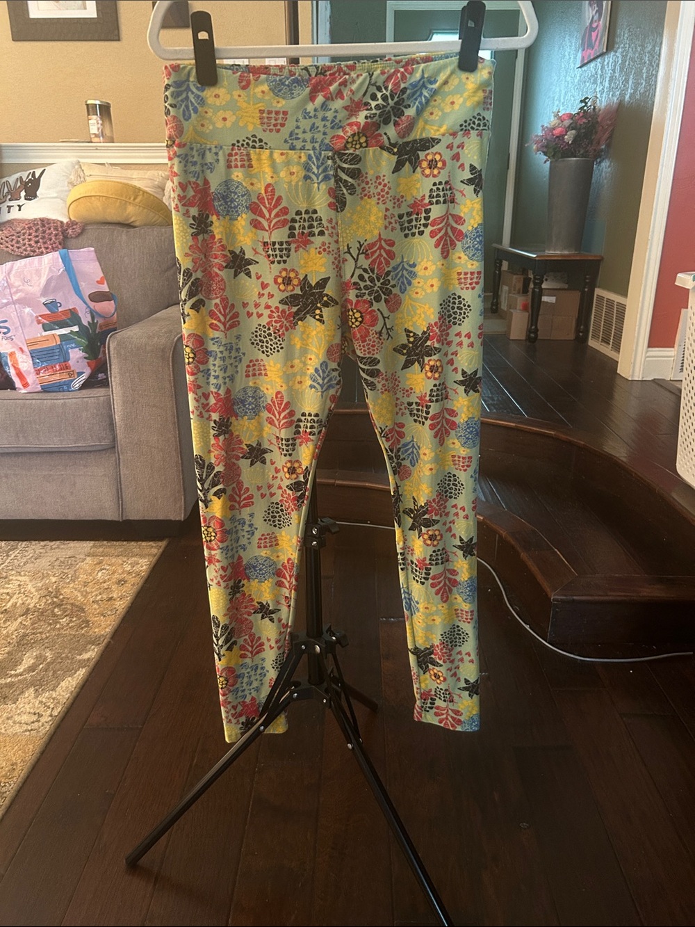 Lularoe Floral Print Leggings